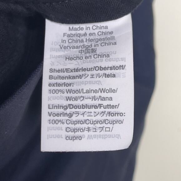 J.Crew Ludlow Slim-fit suit pant Loro Piana Italian wool Blue Caspian Sea 32x30 - Picture 12 of 12